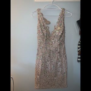 NWT Jovani Rhinestone Short Party Dress
